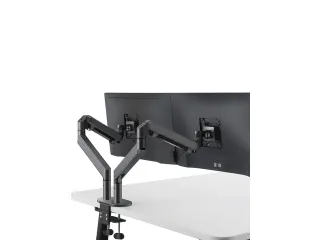Jamy multifunctionele dubbele monitorarm metaal zwart - 4