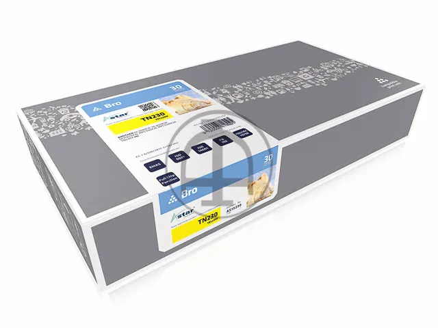 AS13230 Astar Brother TN230Y HL toner geel rebuilt 1400pagina's chip