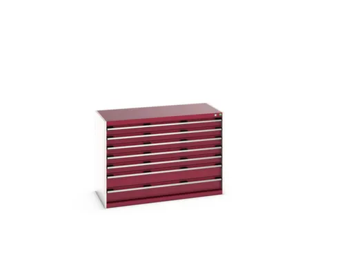 ladekast 900x1300x650mm 7laden zware lasten RAL7035 front RAL3004