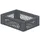 Euronorm-stapelbak 10l 120x400x300mm Wanden/bodem Opengewerkt Grijs