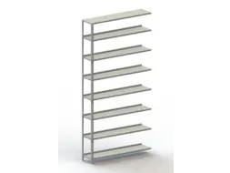 magazijnstelling,aanbouwveld,HxBxD 2500x1252x304mm,veldl. 800kg