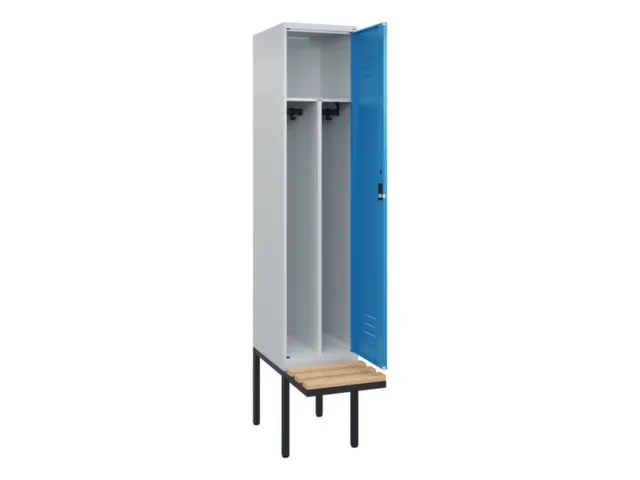 locker voor scheiding van kleding,HxBxD 2120x400x815mm,1vak