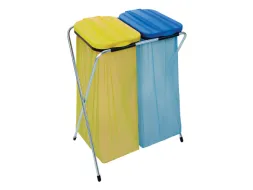 Vepa Bins Duo zakhouder Blauw groen Geel