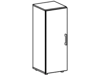 kantoorkast,HxBxD 1100x400x420mm,2xhouten vloer,3ordnerhoogte - 6