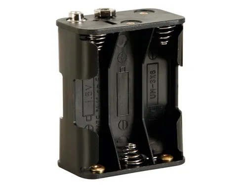 Batterijhouder Voor 6 x AA-CEL (Voor Batterijclips)