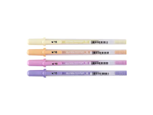 Gelschrijver Sakura Gelly Roll 1.0mm Moonlight 10 Sunrise 4 stuks
