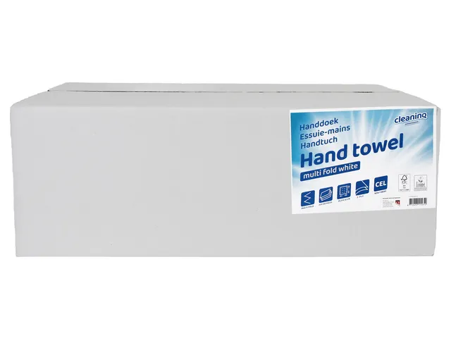 Essuie-mains Euro Plis multiples 2 épaisseurs 32x20,6cm 25x 120 pièc