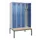 locker met bank,voor scheiding van kleding,HxBxD 2120x1200x815mm,4vak