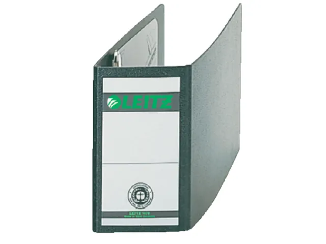 Ordner Leitz 1078 A6 77mm dwars karton zwart