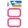 Boek Etiket Herma 5712 82x55mm Rode rand gelinieerd 12 stuks