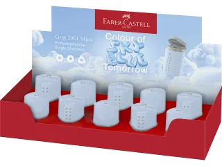 Puntenslijper Faber-Castell grip mini sky blue - 3