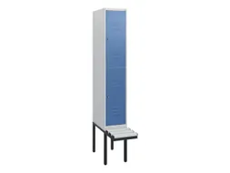 Dubbeldekse dekenkist,HxBxD 1950x300x815mm,1x2vak.,vak B 300mm