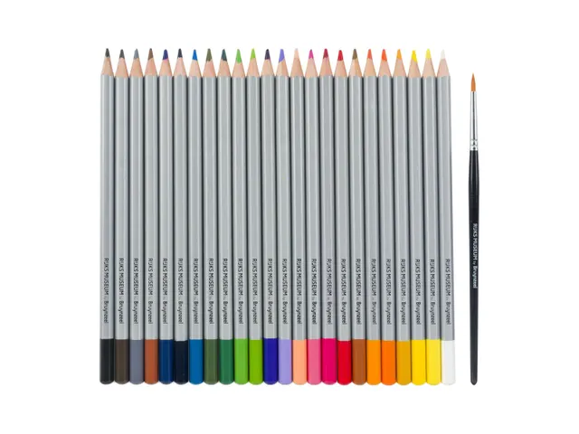 Crayons de couleur Bruynzeel Aquarelle Van Gogh boîte 24 pcs assorti
