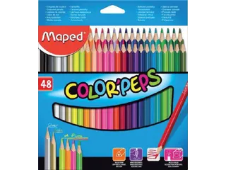 Kleurpotlood Maped Color'Peps set à 48 kleuren - 1