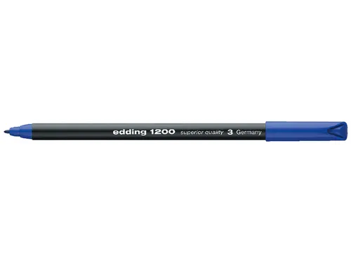 Fineliner edding 1200 blauw 0.5-1.0mm
