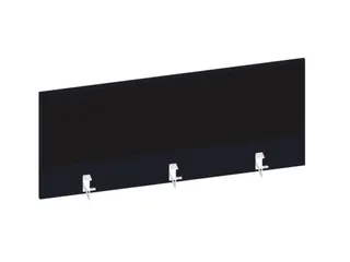 baliepaneel,v. bureau,aanbouw achter,B 1200mm,CC-zwart,BN8033-zwart - 1