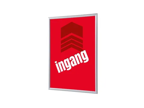 Kliklijst A1 complete set met print "INGANG" Rood