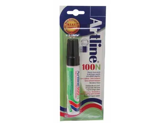 Permanent marker Artline 100 zwart op blister