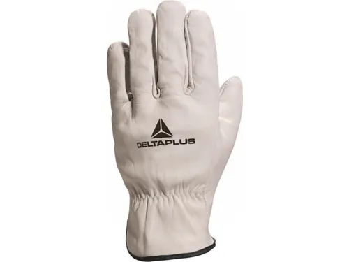 Delta Plus FBN49 mechanische lederen handschoenen, beige, maat 10, 12