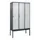 locker voor scheiding van kleding,HxBxD 2120x1200x500mm,3vak