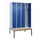 locker met bank,voor scheiding van kleding,HxBxD 2120x1200x815mm,4vak