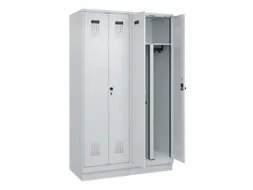 PBM-locker,HxBxD 1950x1200x500mm,4vak,vak B 300mm,draaigrendel