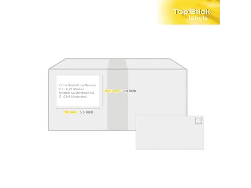 Etiketten universele labels A4 permanent 99,1x139mm Wit 400 stuks