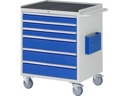 gereedschapswagen 975x770x650mm metaalblad 450kg 6 laden RAL5010