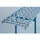 Doorgang Stalen Wieltjesbaan Baan Bxl 0.4x1m Asafstand 125mm Scharnier