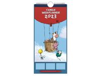 Familiekalender 2023 Lannoo 210x435 met plakbriefjes Ritstier 54pagina