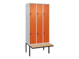 Dubbeldekse dekenkist,HxBxD 2120x900x815mm,3x2vak.,vak B 300mm