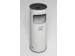 Combi-Asbak 17 Liter HxØ 610x250mm Ral7035 Grijs Staal