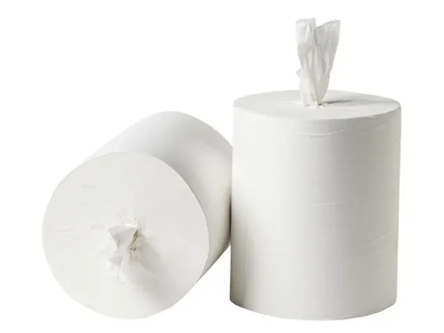 Poetsrol midi cellulose coreless 1-laags Pallet 48x6 Rol