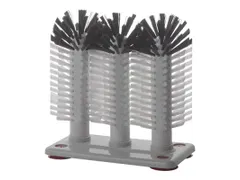 Glazenspoelborstel 3-delig nylon