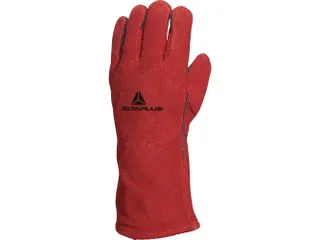 Delta Plus CA515R lederen lashandschoenen, rood, maat 10, 12 paar - 1