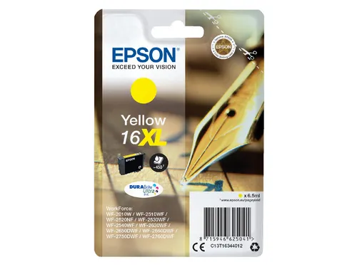 Inktcartridge Epson 16XL T1634 geel HC C13T16344012