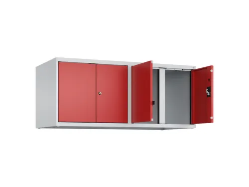 opzetkast,v. locker voor scheiding van kleding,4vak.,vak B 300mm