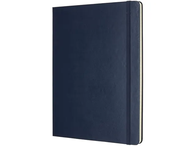 Carnet de notes Moleskine XL 190x250mm ligné bleu saphir
