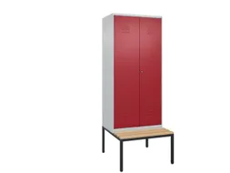 locker voor scheiding van kleding,HxBxD 2120x800x815mm,2vak