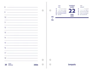 Omlegblok 2027 Brepols 1dag/2pagina's universele ponsing - 4