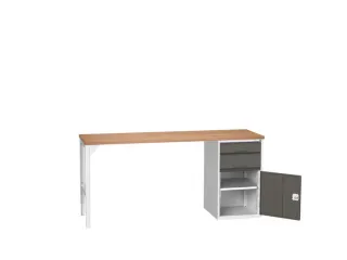werkbank,HxBxD 930x2000x600mm,multiplexblad,2voeten/1container - 1