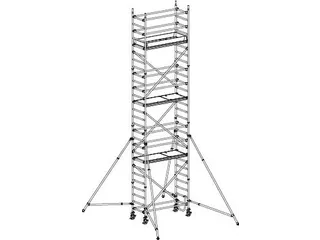 rolsteiger,reik H 8,25m,steiger H 7,49m,3platform(s),m. luik - 10