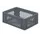 Euronorm-stapelbak 15l 175x400x300mm Wanden/bodem Opengewerkt Grijs