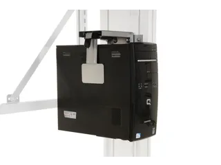 adapter v. pc-houder,v. paktafel,RAL9006 - 1