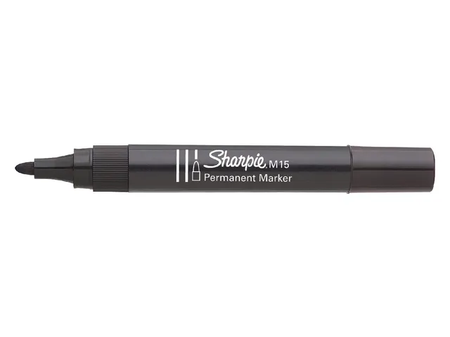 Viltstift Sharpie rond M15 1.8mm zwart