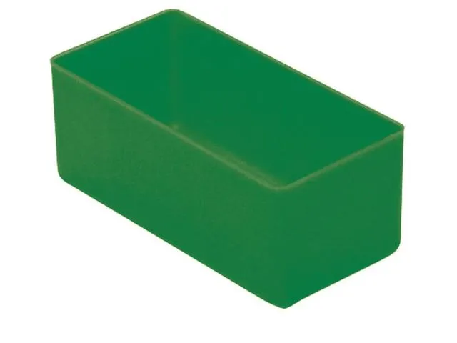 Inzetbak HxLxB 40x99x49mm Polystyreen Groen 50 stuks