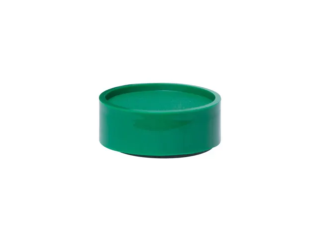 Aimant rond industriel Ø30mm vert 10 pièces