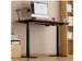 Bureau assis-debout structure réglable, noir