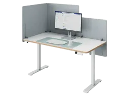Bureauscherm Leitz in hoogte verstelbaar 70x60cm