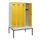 locker met bank,HxBxD 1950x1200x815mm,4vak,vak B 300mm,cilinderslot